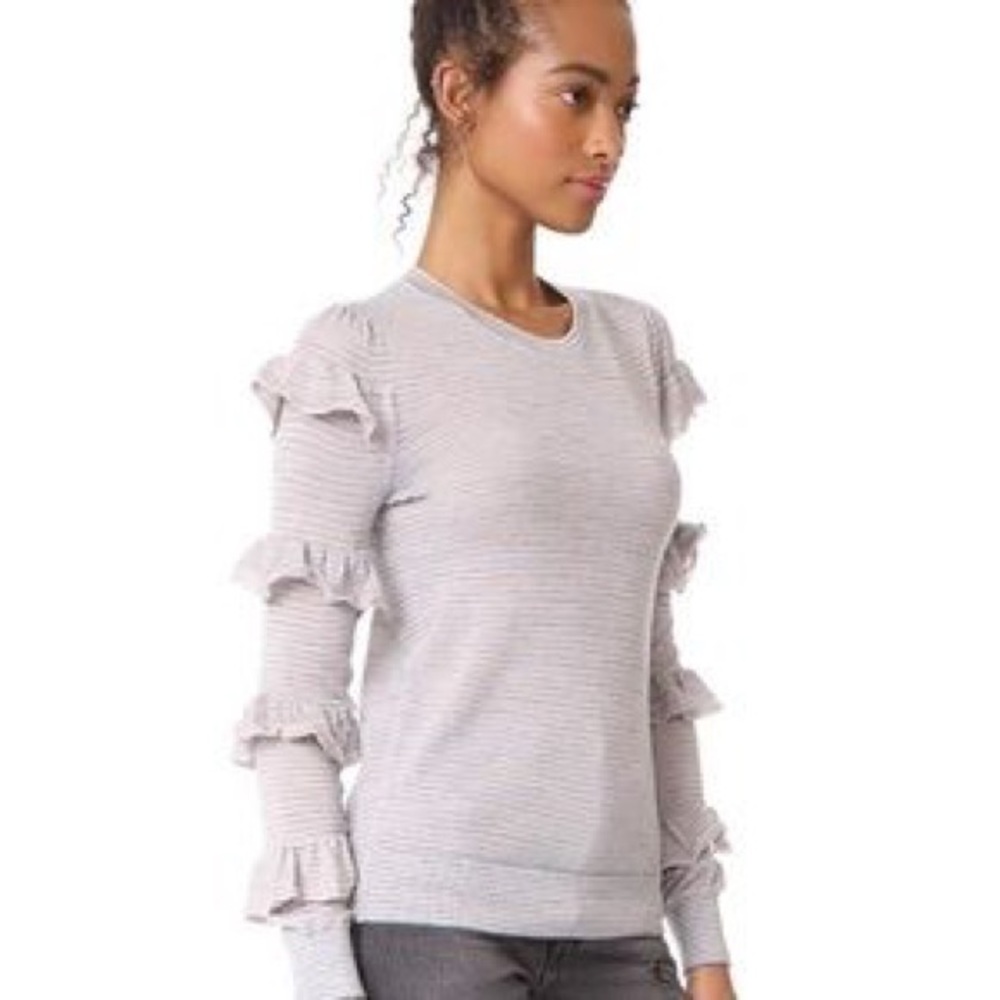 Rebecca Taylor Del Ruffle Sweater - Picture 2 of 8